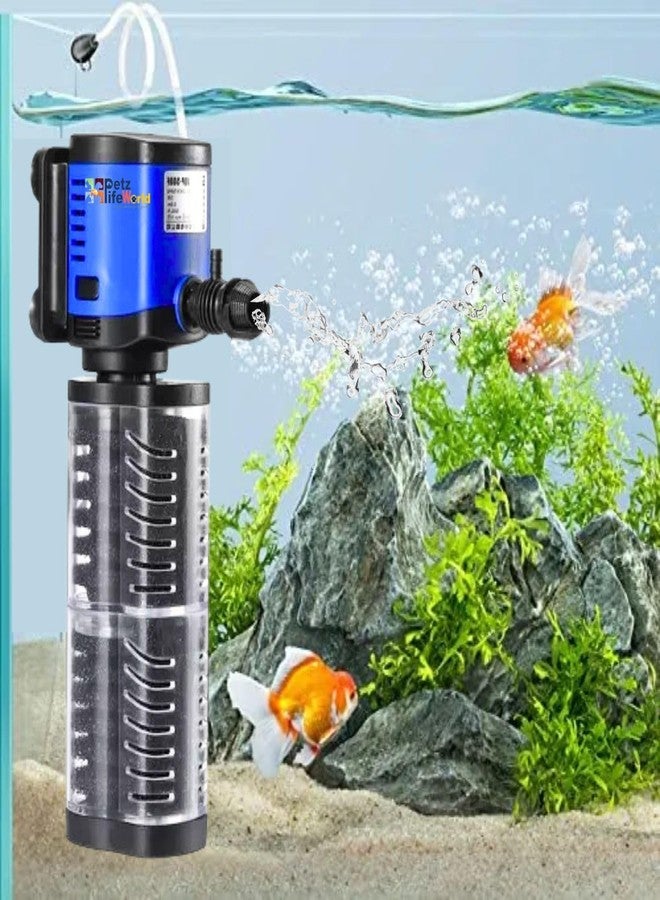 VAYINATO Sun-Sun JQP Series 3 in 1 Aquarium Submersible Internal Pump & Filter (JQP-500F | 5W | 500L/H |) - Image 1